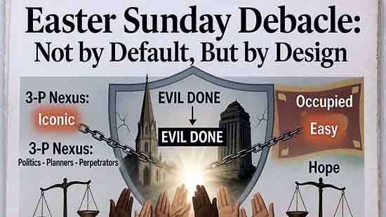 Easter Sunday Debacle: Not by Default, But by Design - The Damning 3-P Nexus
