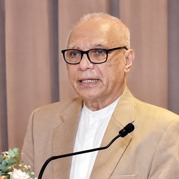 Mahil Dole speaking at the launch of Security Beyond Enforcement